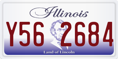 IL license plate Y562684