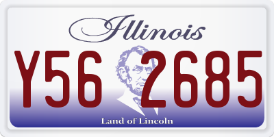 IL license plate Y562685