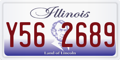 IL license plate Y562689