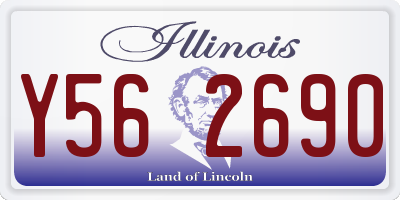 IL license plate Y562690