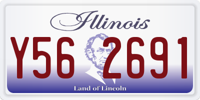 IL license plate Y562691