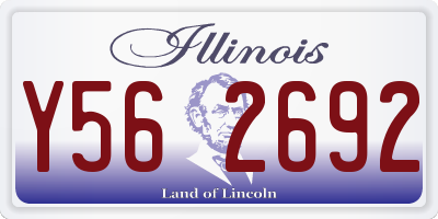 IL license plate Y562692