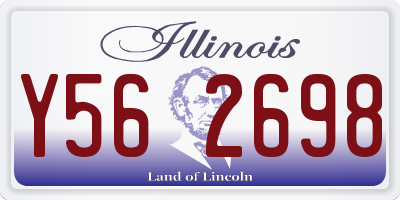 IL license plate Y562698