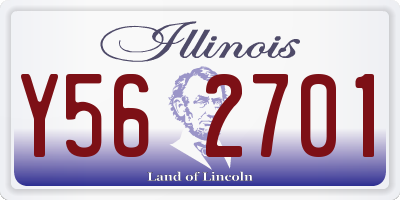 IL license plate Y562701