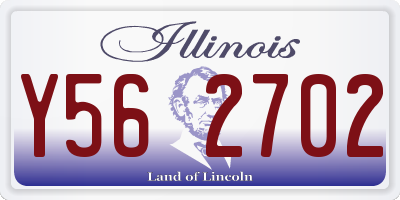 IL license plate Y562702