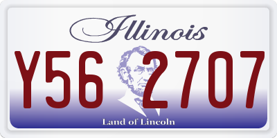 IL license plate Y562707