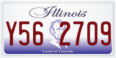 IL license plate Y562709