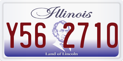 IL license plate Y562710