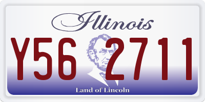 IL license plate Y562711
