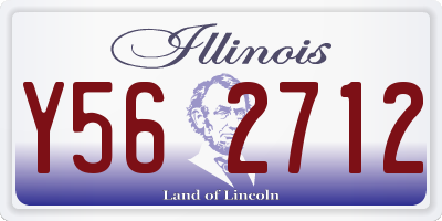 IL license plate Y562712