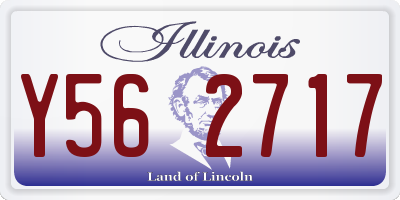 IL license plate Y562717