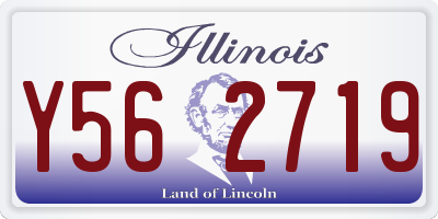IL license plate Y562719