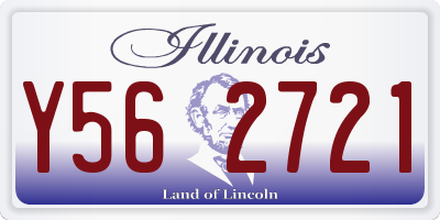 IL license plate Y562721