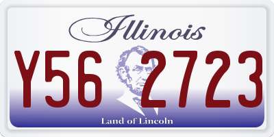 IL license plate Y562723