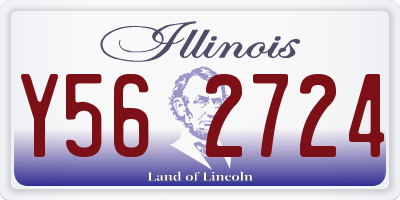 IL license plate Y562724