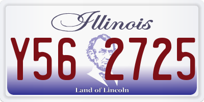 IL license plate Y562725