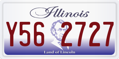 IL license plate Y562727