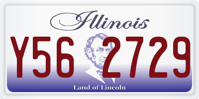 IL license plate Y562729