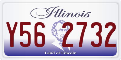 IL license plate Y562732