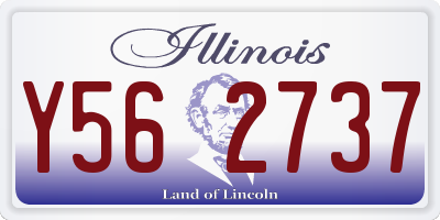 IL license plate Y562737