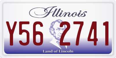 IL license plate Y562741