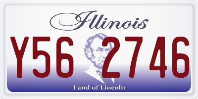 IL license plate Y562746