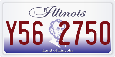 IL license plate Y562750