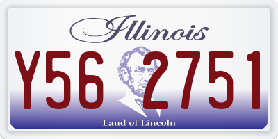 IL license plate Y562751