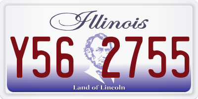 IL license plate Y562755
