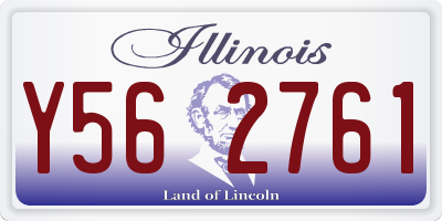 IL license plate Y562761