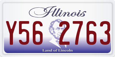 IL license plate Y562763