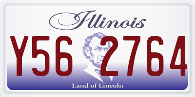 IL license plate Y562764