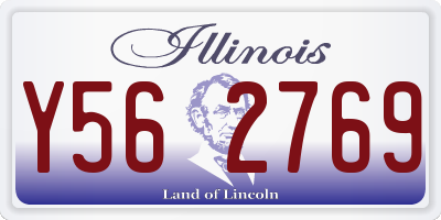 IL license plate Y562769