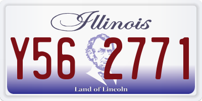 IL license plate Y562771