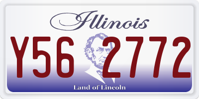 IL license plate Y562772