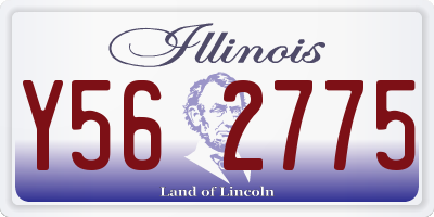 IL license plate Y562775