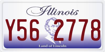 IL license plate Y562778