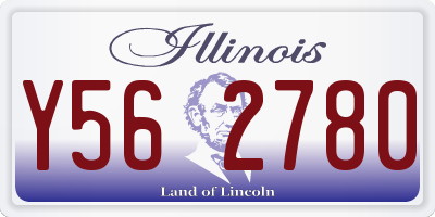 IL license plate Y562780