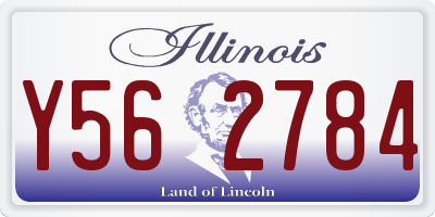 IL license plate Y562784