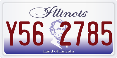 IL license plate Y562785