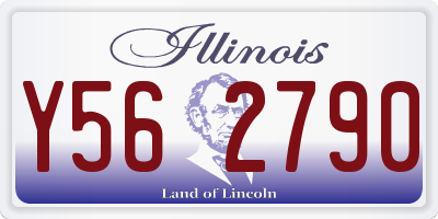 IL license plate Y562790