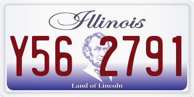 IL license plate Y562791
