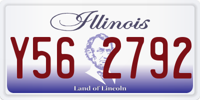 IL license plate Y562792