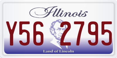 IL license plate Y562795