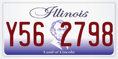 IL license plate Y562798