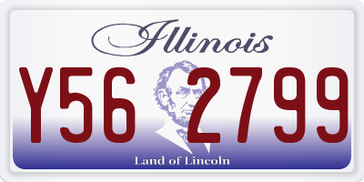 IL license plate Y562799