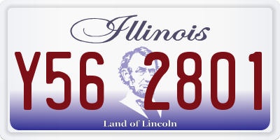 IL license plate Y562801