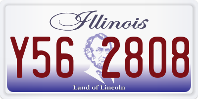 IL license plate Y562808