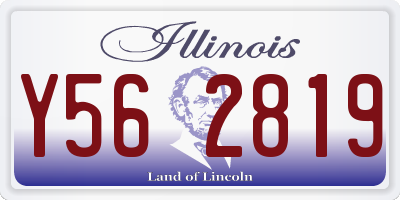 IL license plate Y562819