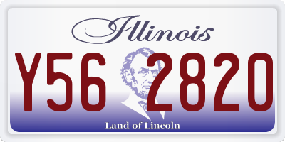 IL license plate Y562820